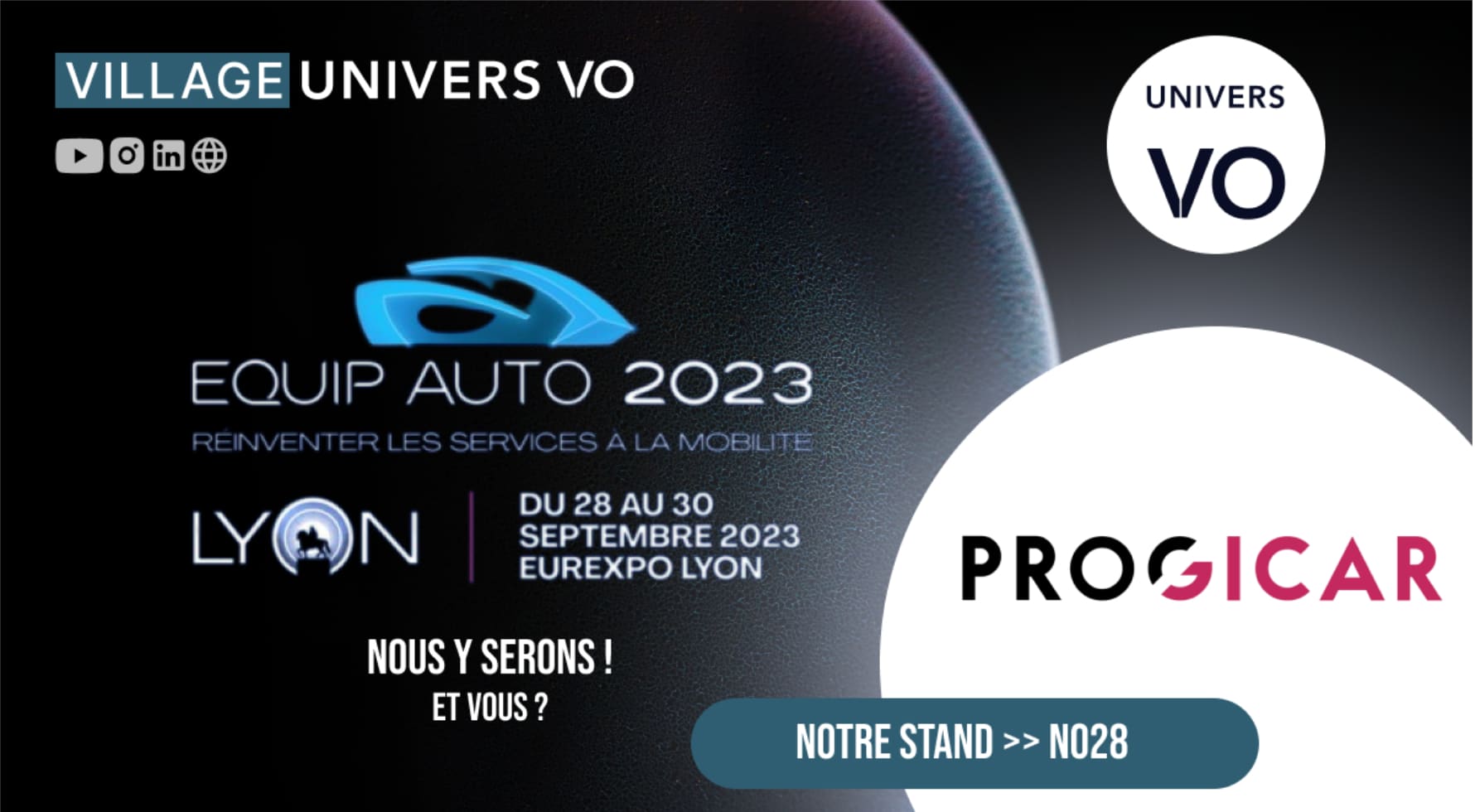 illustration participation Progicar at Auto 2023