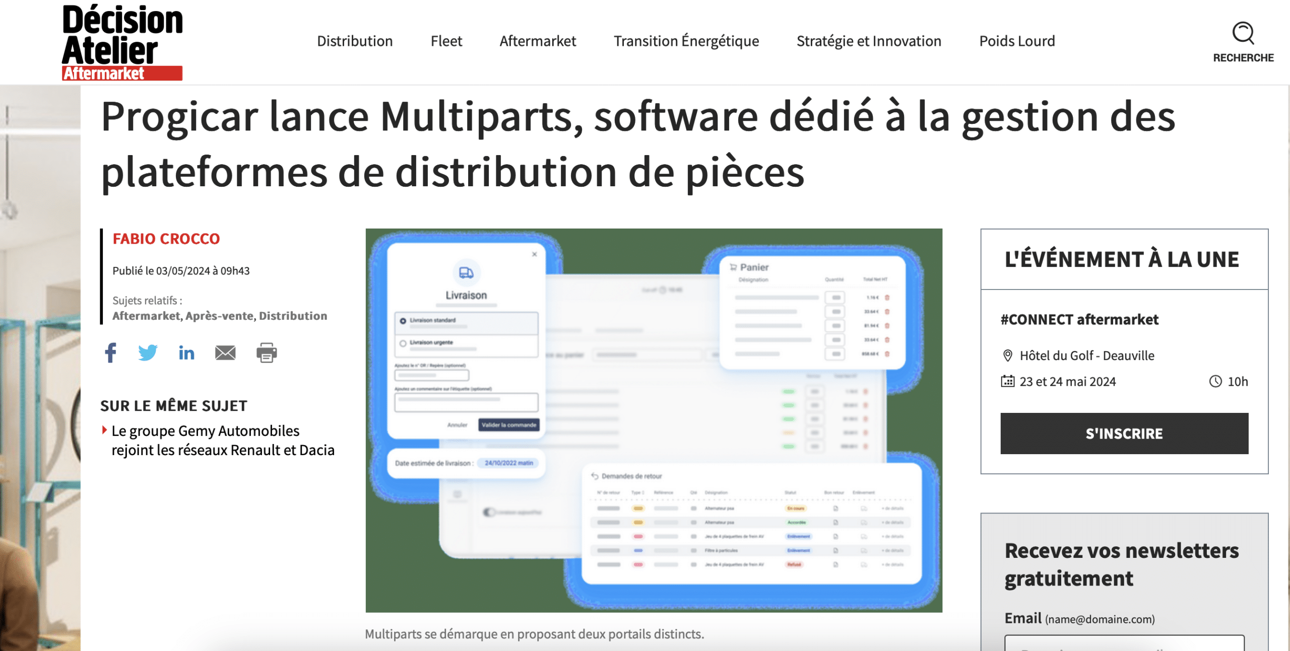 AutoInfos sortie Multiparts
