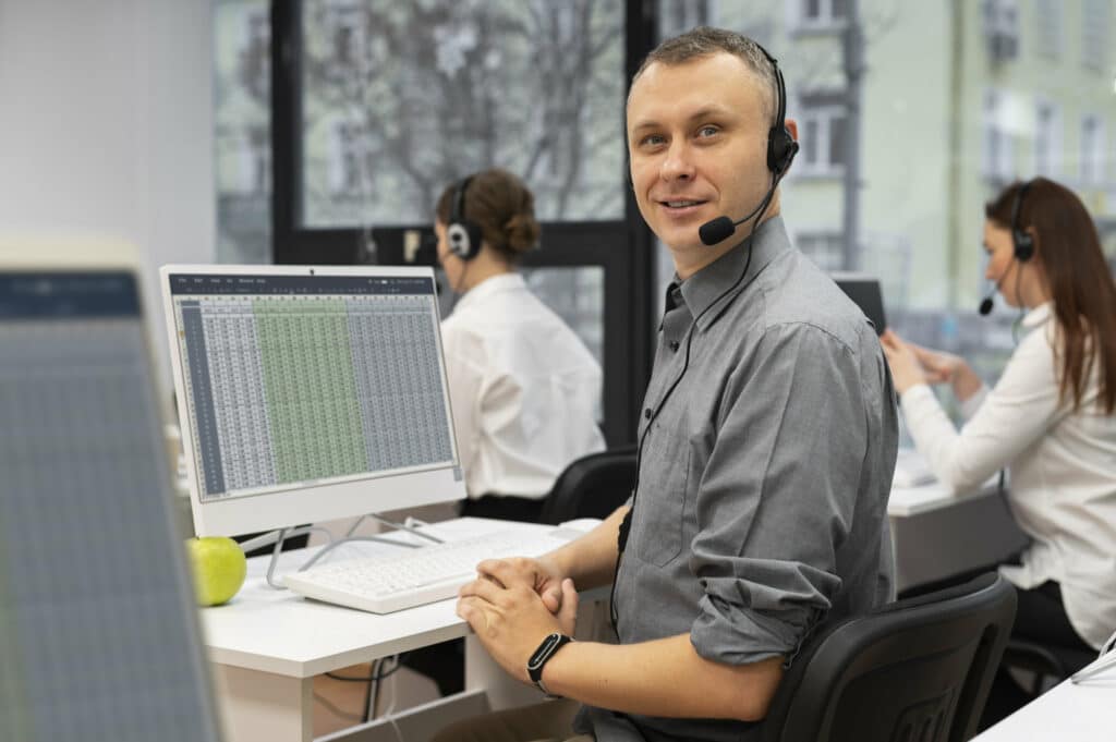 call center homme automobile