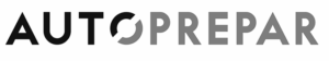 black and white autoprepar logo